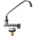 Elettrogas Aravon Messing Svingbar Forkromet Vannkran 14 Mm