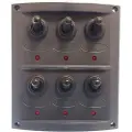 Goldenship Panel Med 6 Brytere Med Lys 15a 12v