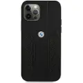 BMW Bmhcp12mrsppk Iphone 12 Pro 6.1 Leather Curve Perforate Telefondeksel