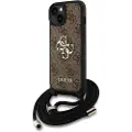 GUESS Pu 4g Metal Logo Crossbody Strap Iphone 15 Telefondeksel