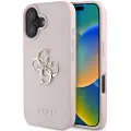 GUESS Pu Grained 4g Metal Logo Iphone 16 Telefondeksel