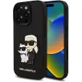 Karl Lagerfeld Pu Saffiano Karl And Choupette Iphone 16 Pro Telefondeksel