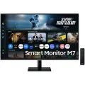 Samsung S32FM702UU - M70F Series - LED-skjerm - Smart - 32 - 3840 x 2160 4K UHD (2160p) @ 60 Hz - VA - 300 cd/m² - 3000:1 - HDR10 - 4 ms - 2xHDMI, USB-C - høyttalere - svart