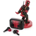 Exquisite Gaming Deadpool Forundring Holdems Miniholder & Trådløse Hodetelefoner Med Tws Buds Pro-adaptere 10 Cm