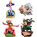 Megahouse One Piece Petitrama Mini Logbox Re Birth Egghead Set 9 Cm Figur