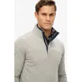 Superdry Classics Henley Halv Glidelås Genser