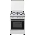 Vitrokitchen Cb55bn 50x55 Cm Gasskomfyr Med Ovn 4 Brennere