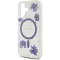GUESS Resin Flowers Glitter Iphone 16 Telefondeksel