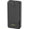Dudao Powerbank 10000 mAh 2,4A med 2 × USB-A – Svart