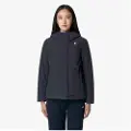K-way for woman. K71324W Lil Soft Touch Jacket black (L), Casual, Polyester
