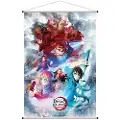 Sakami Merchandise Demon Slayer Wallscroll Smedlandsby A-versjon Plakater 60x90 Cm