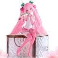 Furyu Hatsune Miku Noodle Stopper Sakura Miku 2024 Pearl Color Version 15 Cm Figur