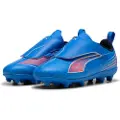 Puma ULTRA 6 PLAY FG/AG Football Boots Kids, Shoes, Ultra Blue/White/Glowing Red, 32