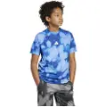 Adidas Training Allover Graphic Kortarmet T-skjorte