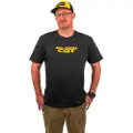 Black Cat Logo Kortarmet T-skjorte