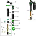 DVO Jade 14 Mm Shaft Metric 55 Mm N14 Servicesett