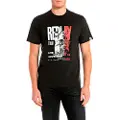 Replay for man. M3211.000.2660 Large Printed T-shirt black (S), Casual, Cotton, Short sleeve