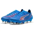 Puma ULTRA 6 ULTIMATE MxSG Football Boots Unisex, Shoes, Ultra Blue/White/Glowing Red, 46