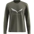 Salewa Solidlogo Dry Langarmet T-skjorte