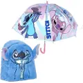 Cerda Group Stitch Uformell Ryggsekk Og Bobleparaply Med Trykk Manuell åpningsstruktur Pk7859 Sett 3.5l