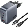 Vention 3x Usb-c 1x Usb-a Med Usb-c Til Usb-c-kabel Usb-a-og Usb-c-vegglader 1 M 30-100w