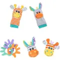 Playgro Jungle Wrist Rattle and Foot Finder 0m+ Playgro
