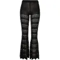 Urban Classics Flared Crochet High Waist Leggings