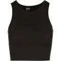 Urban Classics Glitter Cropped Ermeløs Topp