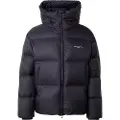 Armani Exchange for man. XM001115AF16589UC001 Black hooded down jacket with hood (L), Casual, Polyamide