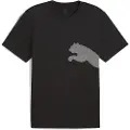 Puma Train All Day Big Logo Tee Men, Clothing, Black, L