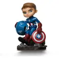 Iron Studios Kaptein Amerika Avengers Infinity Saga Mini Co Minifigur 14 Cm