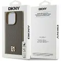 DKNY Dkhmp15lpshrpsw Iphone 15 Pro 6.1 Leather Monogram Pattern Telefondeksel