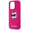 Karl Lagerfeld Klhmp15lschpplf Iphone 15 Pro 6.1 Silicone Choupette Head Telefondeksel
