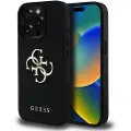 GUESS Pu Grained 4g Metal Logo Iphone 15 Pro Telefondeksel