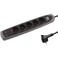 Electraline Gummy 5+2usb Skjøteledning