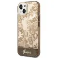 GUESS Guhcp14mhgplhc Iphone 14 Plus15 Plus 6.7 Ochre Porcelain Collection Telefondeksel