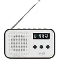 Adler FM-radio med PPL og LCD-skjerm