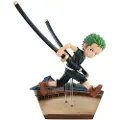 Megahouse One Piece Pvc Roronoa Zoro Løp Løp Løp Statue 14 Cm