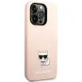 Karl Lagerfeld Klhcp14lslctpi Iphone 14 Pro 6.1 Silicone Choupette Body Telefondeksel