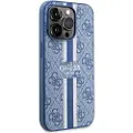 GUESS Guhmp14lp4rpsb Iphone 14 Pro 6.1 Niebieski 4g Printed Stripes Telefondeksel