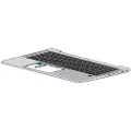HP - Erstatningstastatur for bærbar PC - med pekepinne, ClickPad - Internasjonal engelsk / kanadisk fransk - med toppdeksel - for EliteBook 840 G7 Notebook