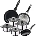 San Ignacio Sip Cune 16/20/24 Pk1132 Kasserollesett Med Stekepanner 8 Stykker
