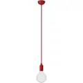 Creative Cables Med Bulb Silikon Fargerik Pendellampe Med Tekstilkabel