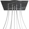 Creative Cables Krovnq409xf104 Xxl Rose-one Square Marquina Marmor Rose-sett