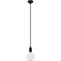 Creative Cables Med Bulb Silikon Fargerik Pendellampe Med Tekstilkabel
