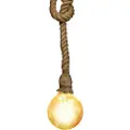 Matel Vintage Pendellampe E27 Tau 1 M