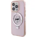 Karl Lagerfeld Klhmp15lhmrschp Iphone 15 Pro 6.1 Ring Stand Choupette Head Telefondeksel