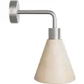 Creative Cables Med Bulb Fermaluce-lampe Med Kjegleformet Lampeskjerm I Tre Og Buet Forlenger