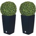Wellhome Rato 28.7x28.7x55 Cm Blomsterpotte 2 Enheter