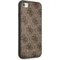 GUESS Gjett GUHCI8G4GFBR iPhone SE 2022 / 2020 / 7 / 8 Brun/Brun hardt deksel 4G Metal Gold Logo